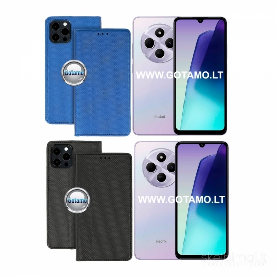 109 Re-Grid dėklai Xiaomi Redmi 14C, Xiaomi Redmi A4, Xiaomi Poco C75 telefonams