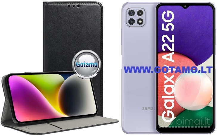 110 Re-Cap magnetiniai dėklai Samsung Galaxy A22 5G telefonui WWW.GOTAMO.LT