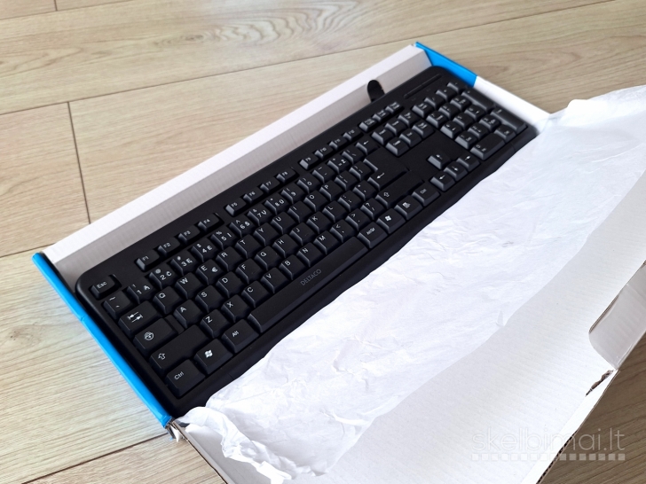 Nauja usb klaviatūra Deltaco Lt raidynas