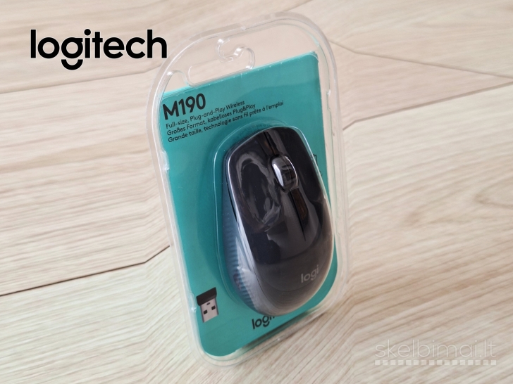 Logitech belaidė pelytė M190