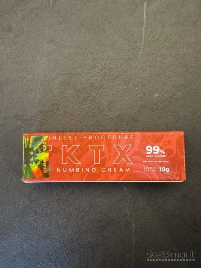 Tktx 99% tattoo nuskausminamasis kremas