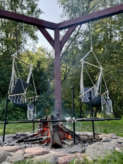 Baidarių nuoma nuostabios gamtos strėvos upe, stovyklavietė