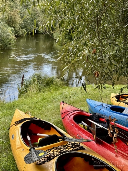Baidarių nuoma nuostabios gamtos strėvos upe, stovyklavietė