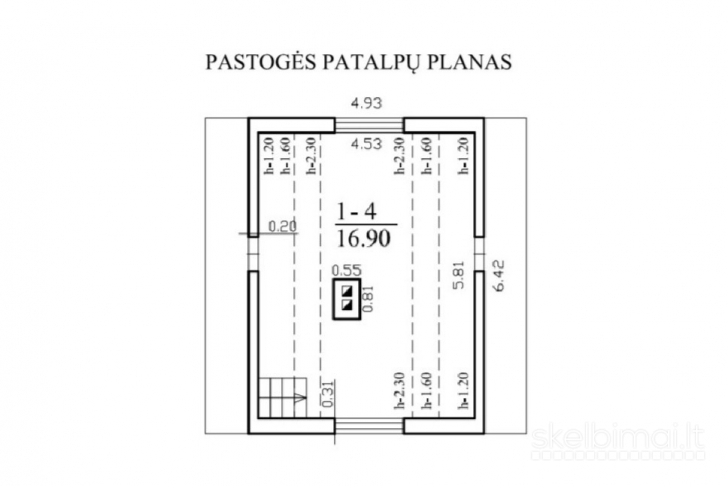 PARDUODAMAS JAUKUS IR TVARKINGAS 80 KV. M. MŪRINIS SODO NAMAS 