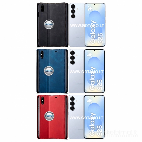 118 Galant magnetiniai dėklai Samsung Galaxy S25 telefonui WWW.GOTAMO.LT