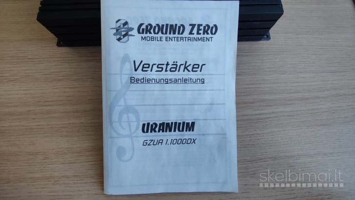 Ground Zero URANIUM GZUA 1.1000DX stiprintuvas