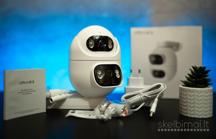 Nauja Xiaomi Imilab EC6 Dual Dviguba saugos kamera