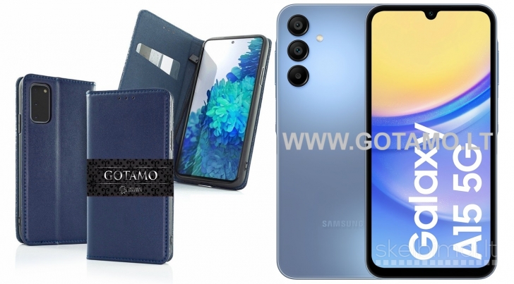 120 Gotamo Vintage natūralios odos dėklai Samsung Galaxy A15 WWW.GOTAMO.LT