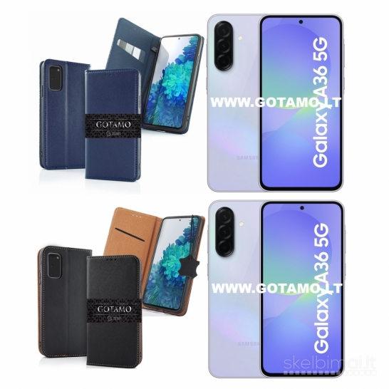 123 Gotamo Vintage natūralios odos dėklai Samsung Galaxy A36 WWW.GOTAMO.LT