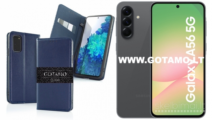 124 Gotamo Vintage natūralios odos dėklai Samsung Galaxy A56 WWW.GOTAMO.LT