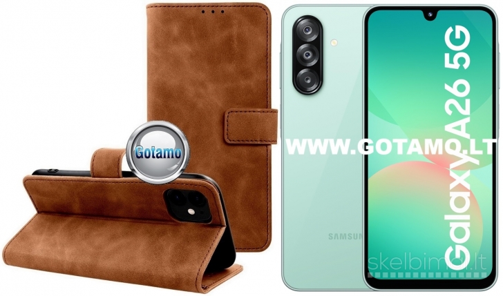130 Diary-S veliūriniai dėklai Samsung Galaxy A26 telefonui WWW.GOTAMO.LT