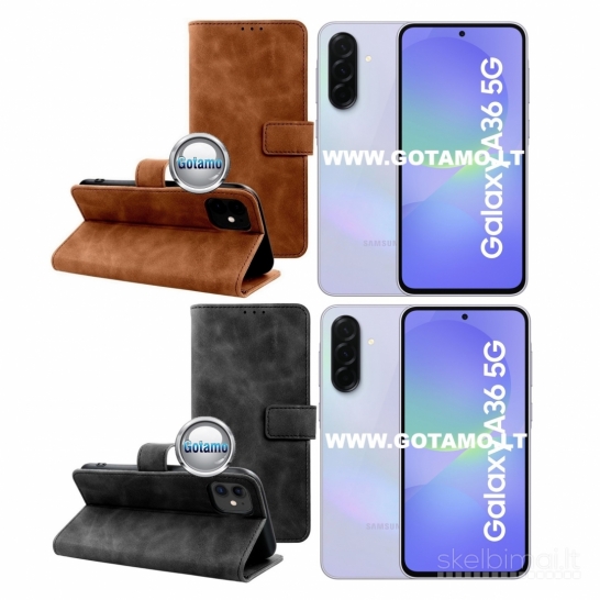 133 Diary-S veliūriniai dėklai Samsung Galaxy A36 telefonui WWW.GOTAMO.LT