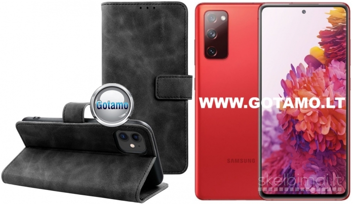 135 Diary-S veliūriniai dėklai Samsung Galaxy S20 FE telefonui WWW.GOTAMO.LT