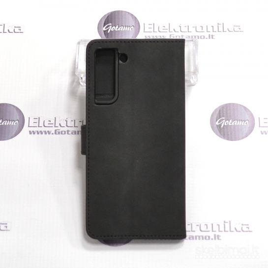 136 Diary-S veliūriniai dėklai Samsung Galaxy S21 FE 5G telefonui WWW.GOTAMO.LT