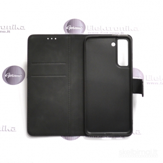 136 Diary-S veliūriniai dėklai Samsung Galaxy S21 FE 5G telefonui WWW.GOTAMO.LT
