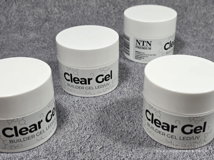 Skaidrus gelis nagų priauginimui Ntn Clear Gel 50g