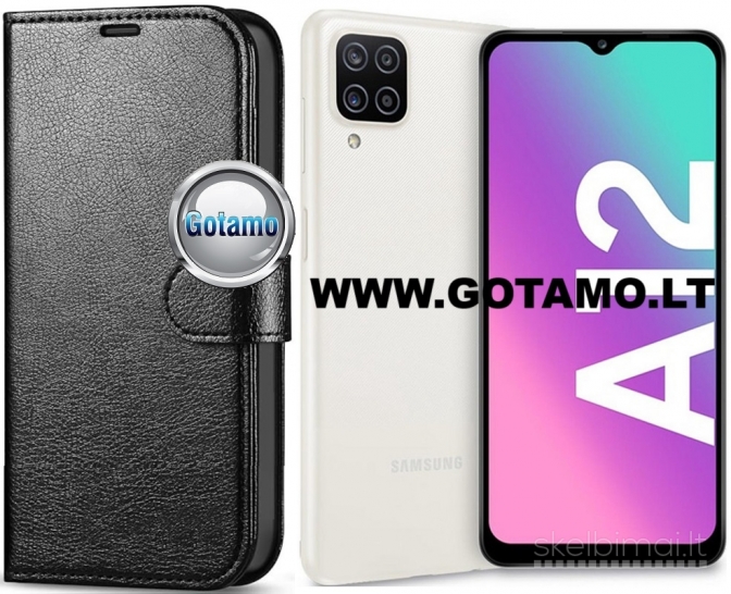 140 Diary Mate dėklai Samsung Galaxy A12, Samsung Galaxy M12 WWW.GOTAMO.LT