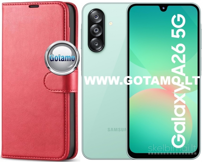 141 Diary Mate dėklai Samsung Galaxy A26 telefonui WWW.GOTAMO.LT