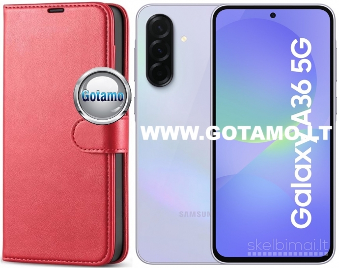 142 Diary Mate dėklai Samsung Galaxy A36 telefonui WWW.GOTAMO.LT
