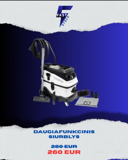 Statybinis dulkių siurblys Bentheimer (daugiafunkcinis)