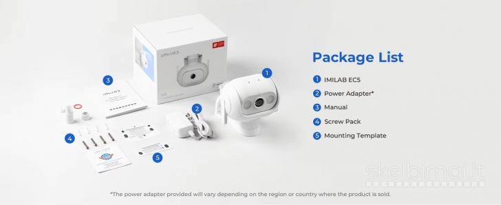 Nauja Xiaomi Imilab EC5 Wi-Fi valdoma vaizdo saugos kamera