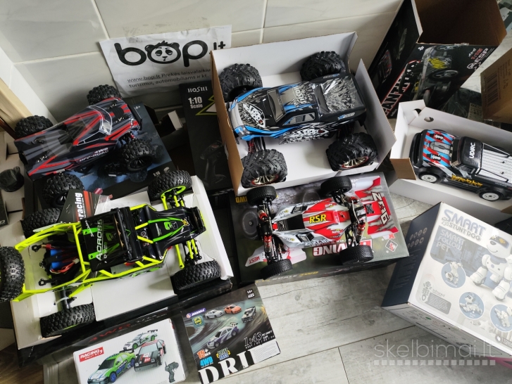 Naujas Hoshi N516 RC Monster truck džipas bagis 1/10 40km 2 baterijos