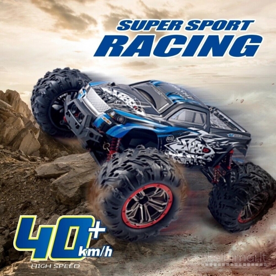 Naujas Hoshi N516 RC Monster truck džipas bagis 1/10 40km 2 baterijos