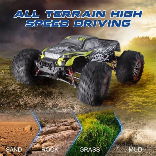 Naujas Hoshi N516 RC Monster truck džipas bagis 1/10 40km 2 baterijos