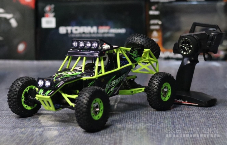 Naujas WLToys 12427 RC Džipas bagis 1/12 4WD 50km/h 2x baterijos