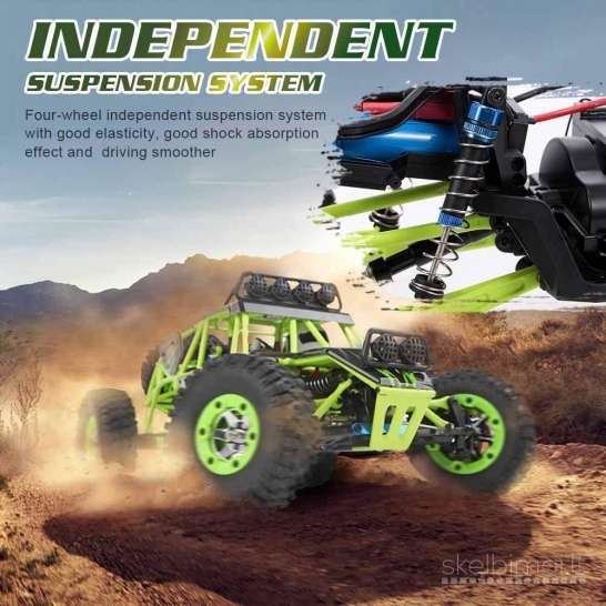 Naujas WLToys 12427 RC Džipas bagis 1/12 4WD 50km/h 2x baterijos