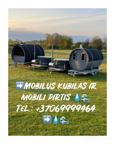 Atsipalaiduokite bet kur – nuomokite mobilų pirtį ir kubilą Alytaus rajonas