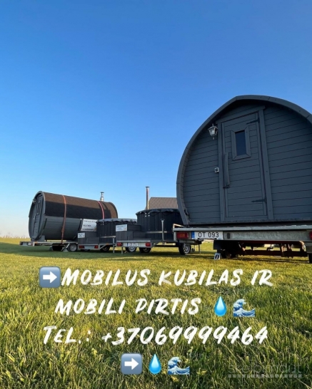 Atsipalaiduokite bet kur – nuomokite mobilų pirtį ir kubilą Alytaus rajonas