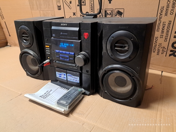 Sony muzikinis centras su dokumentais 
