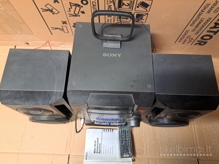 Sony muzikinis centras su dokumentais 