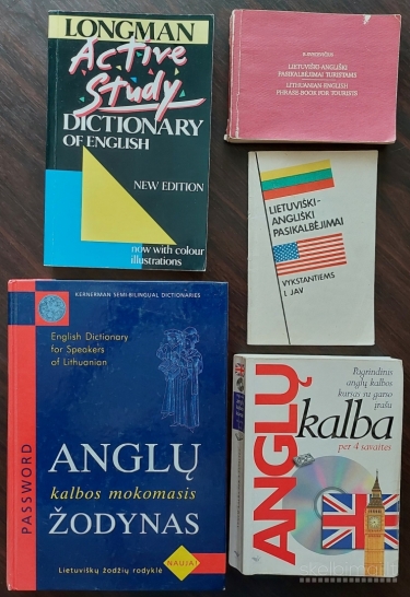 Anglų kalbos knygos