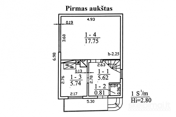 PARDUODAMAS TVARKINGAS 45.17 KV. M. SODO NAMAS 5.84 ARŲ SKLYPE