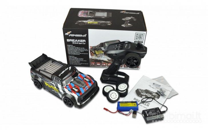 Naujos UDIRC 1/16 Drift ralio mašinėlė 2x baterijos priedai