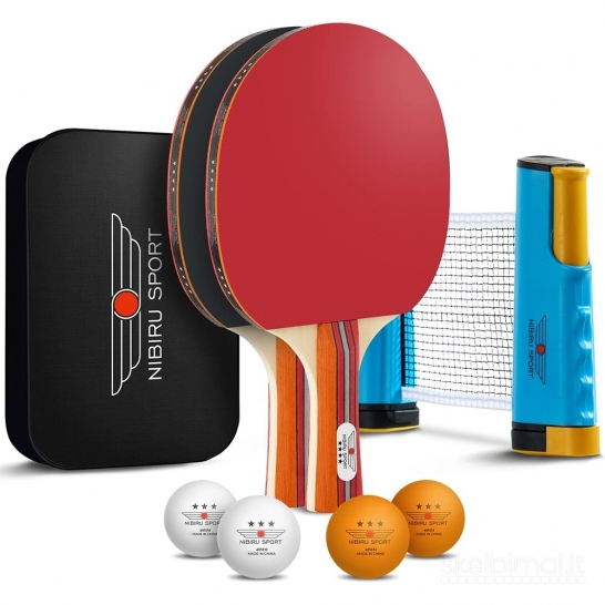Naujas Stalo teniso komplektas su tinklu Ping Pong