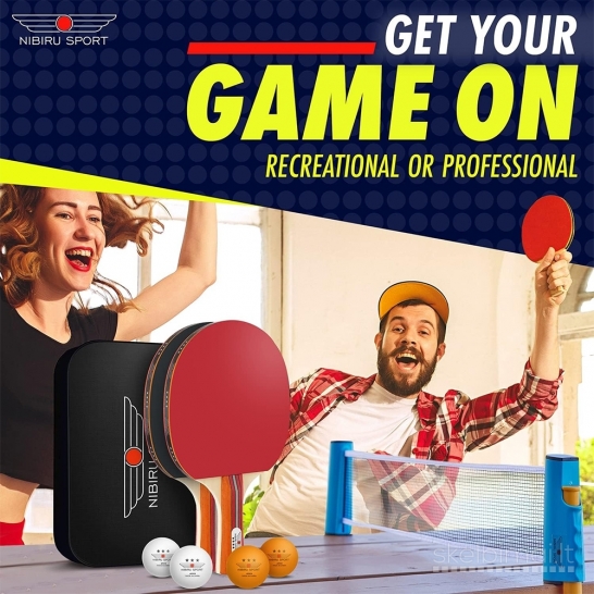 Naujas Stalo teniso komplektas su tinklu Ping Pong