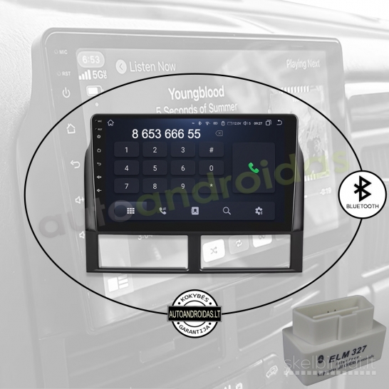 JEEP GRAND CHEROKEE 1998-04 Android multimedia navigacija carplay