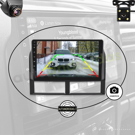 JEEP GRAND CHEROKEE 1998-04 Android multimedia navigacija carplay