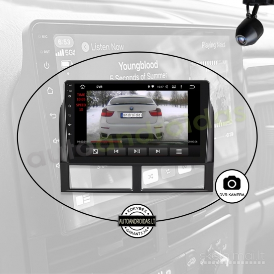 JEEP GRAND CHEROKEE 1998-04 Android multimedia navigacija carplay