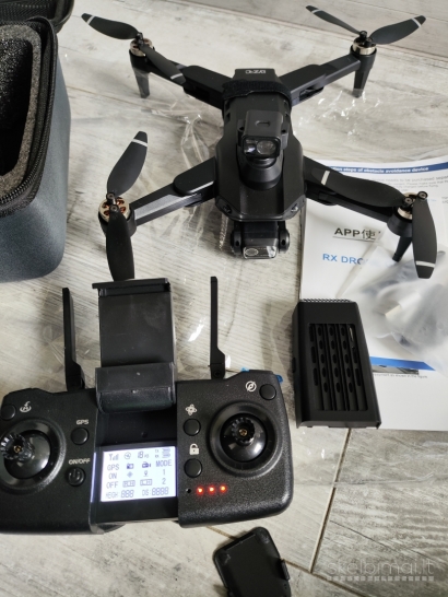 Naujas L900 Pro Max Dronas GPS 2x Kameros 2x Baterijos