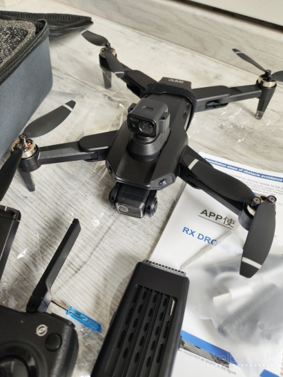Naujas L900 Pro Max Dronas GPS 2x Kameros 2x Baterijos