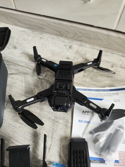 Naujas L900 Pro Max Dronas GPS 2x Kameros 2x Baterijos