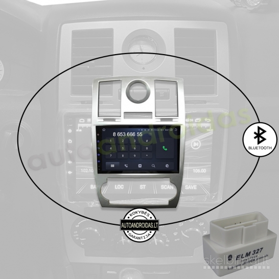 CHRYSLER 300C 2004-11 Android multimedia navigacija carplay