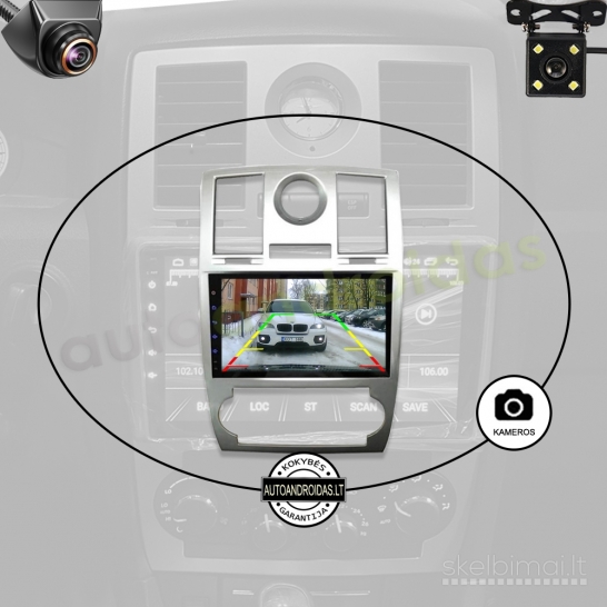 CHRYSLER 300C 2004-11 Android multimedia navigacija carplay
