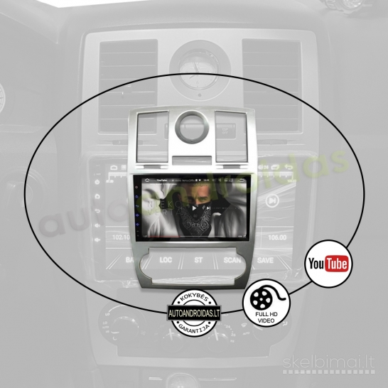CHRYSLER 300C 2004-11 Android multimedia navigacija carplay