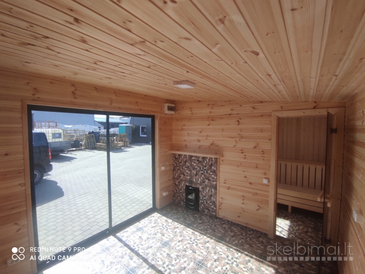 Modulinė pirtis 5x3 m²