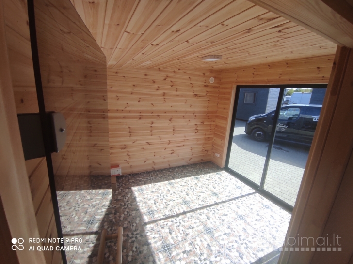 Modulinė pirtis 5x3 m²